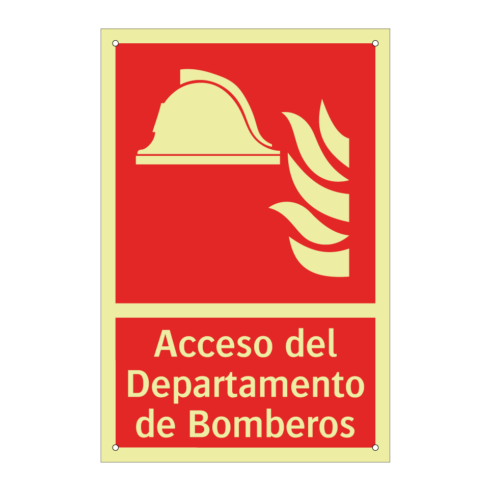 Acceso del Departamento de Bomberos