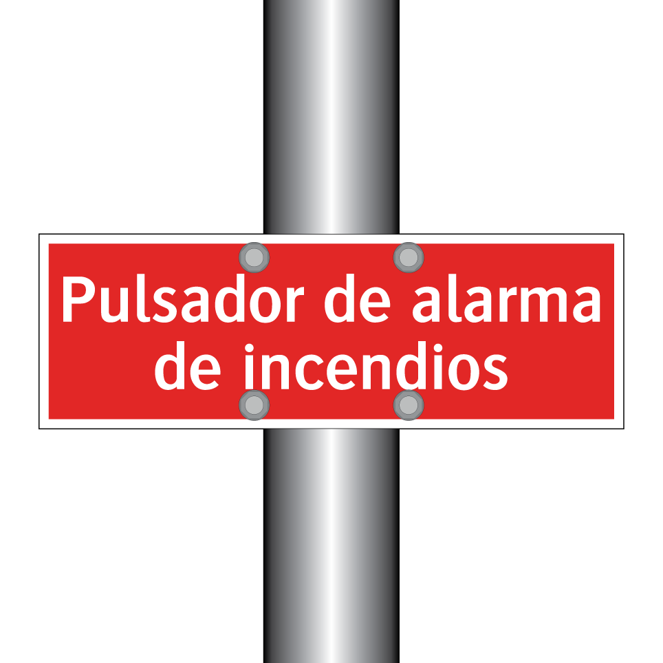 Pulsador de alarma de incendios