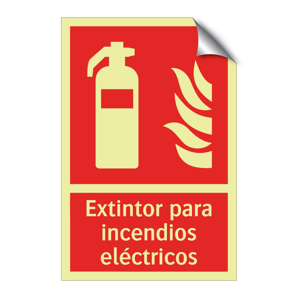 Extintor para incendios eléctricos