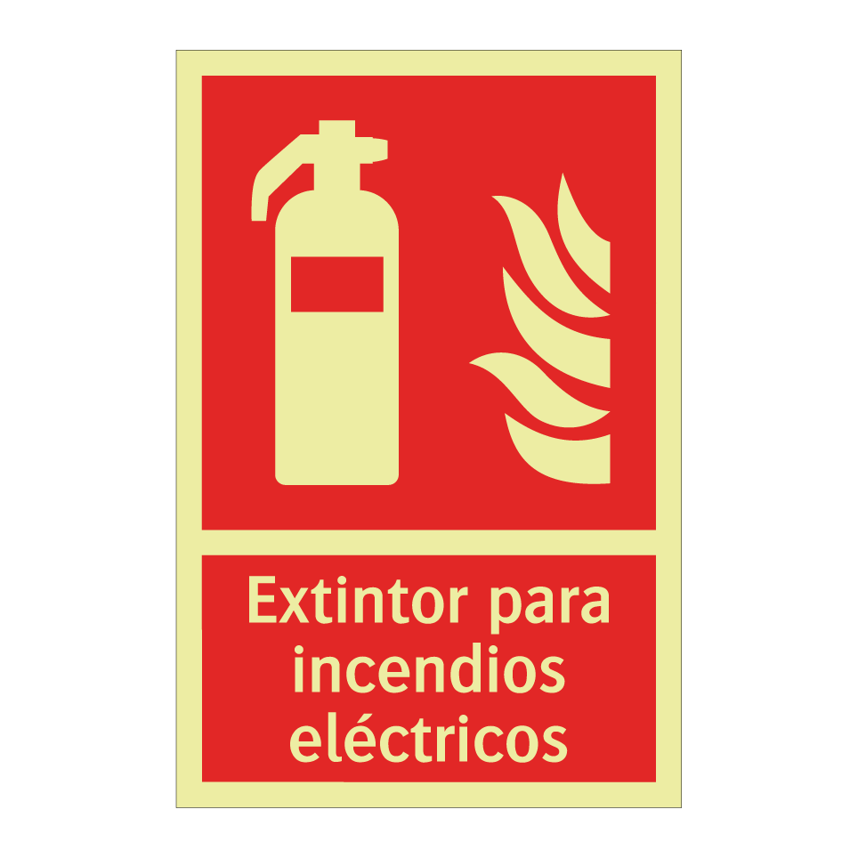 Extintor para incendios eléctricos
