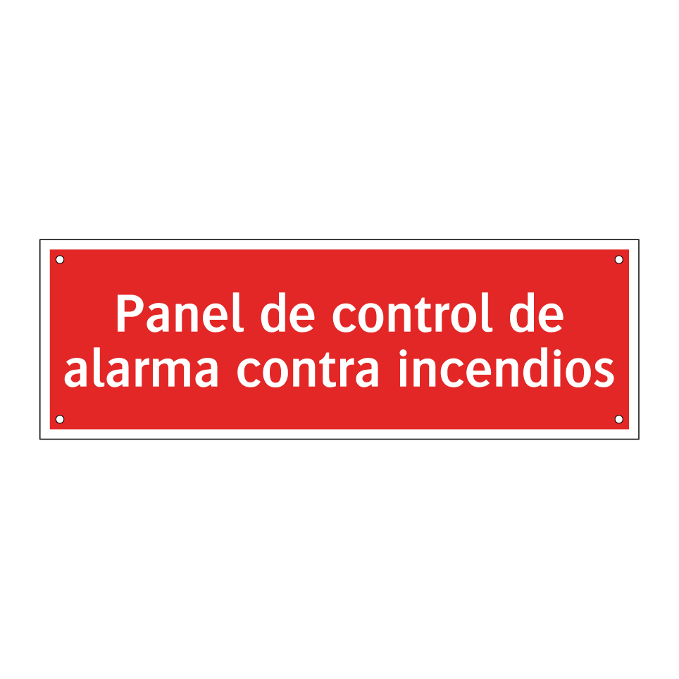 Panel de control de alarma contra incendios
