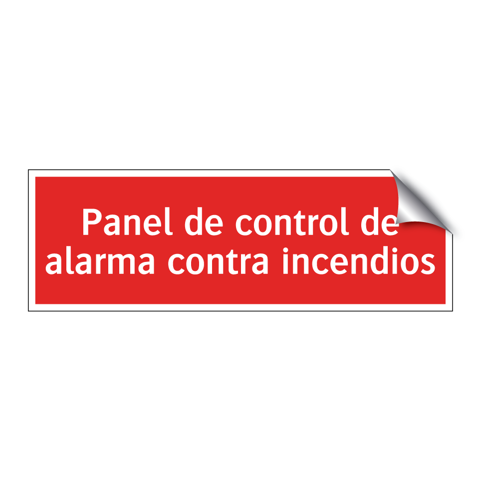 Panel de control de alarma contra incendios