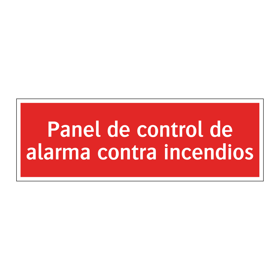 Panel de control de alarma contra incendios