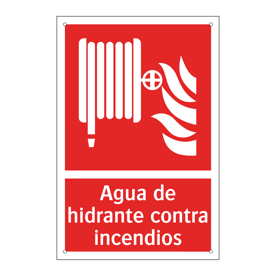 Agua de hidrante contra incendios