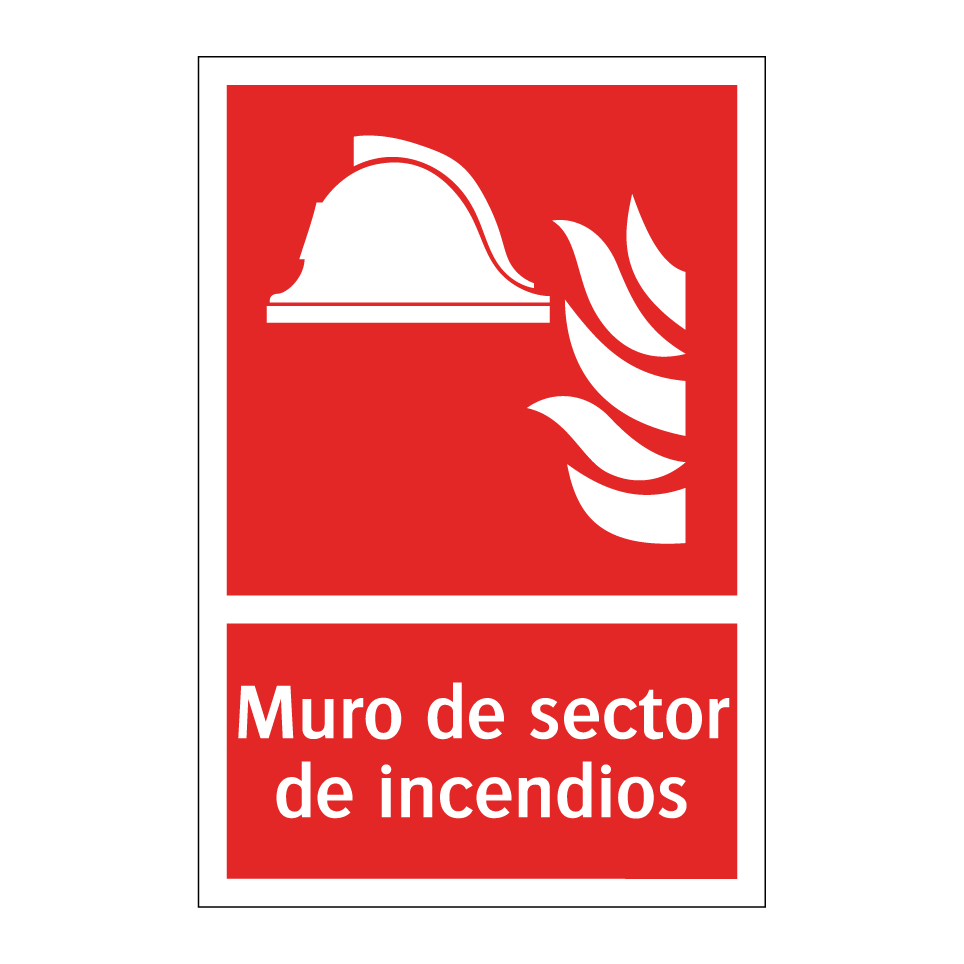 Muro de sector de incendios