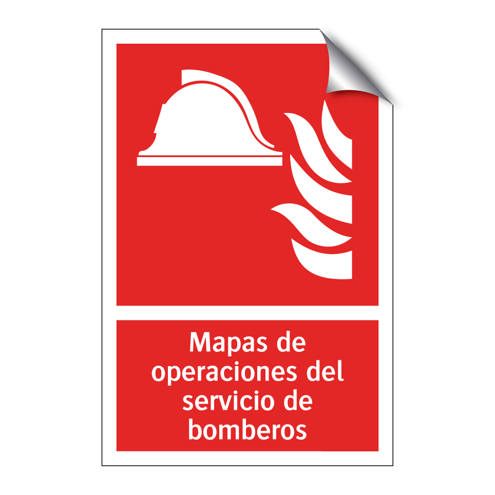 Mapas de operaciones del servicio de bomberos