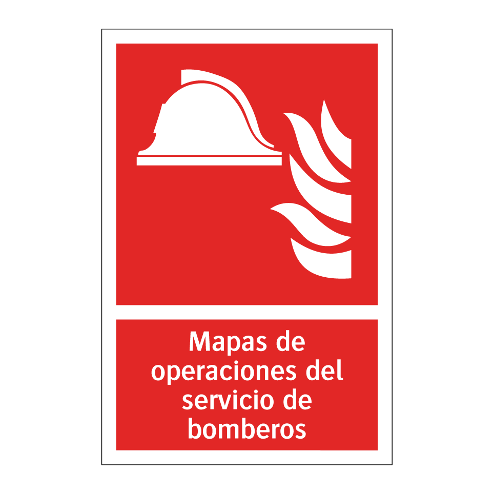 Mapas de operaciones del servicio de bomberos
