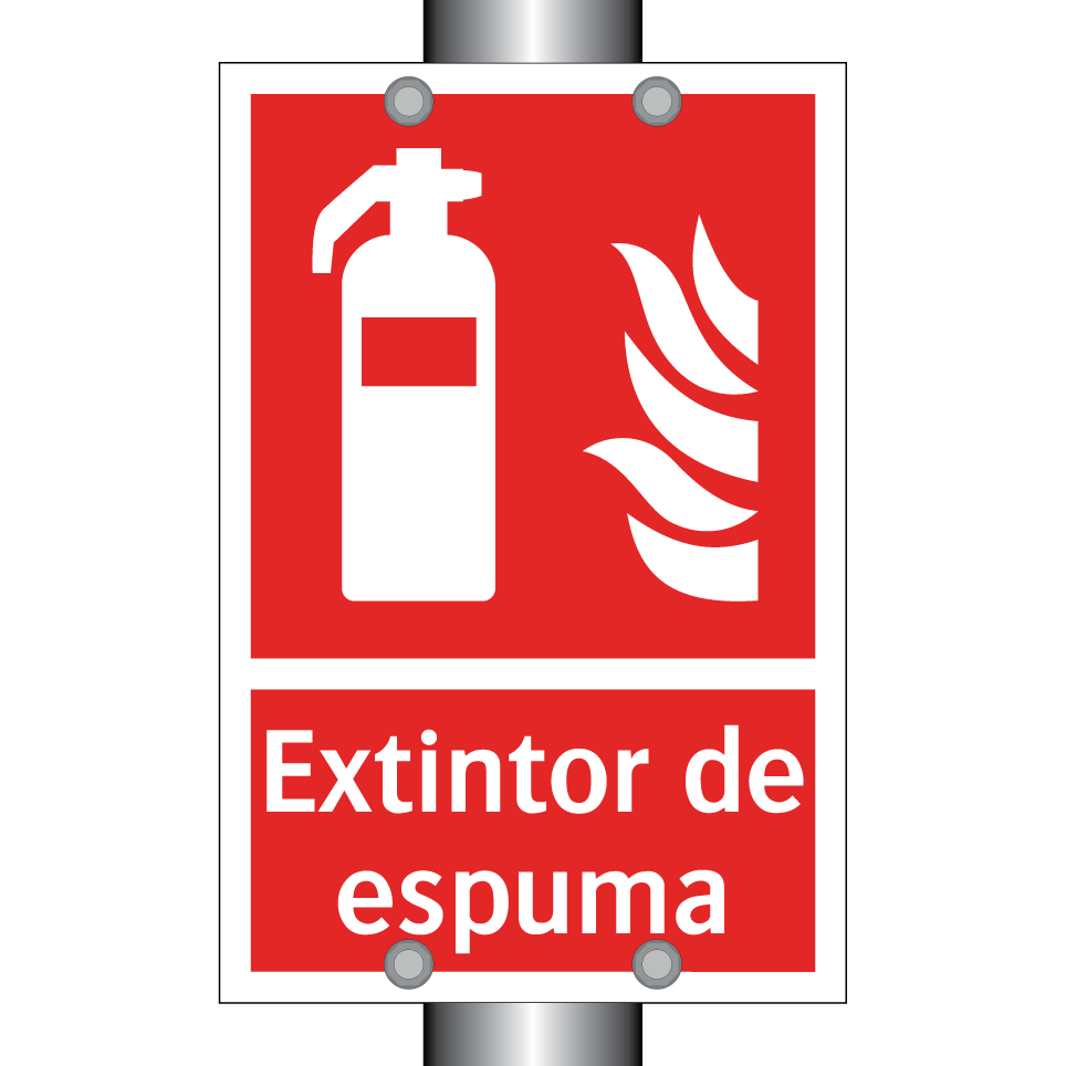 Extintor de espuma