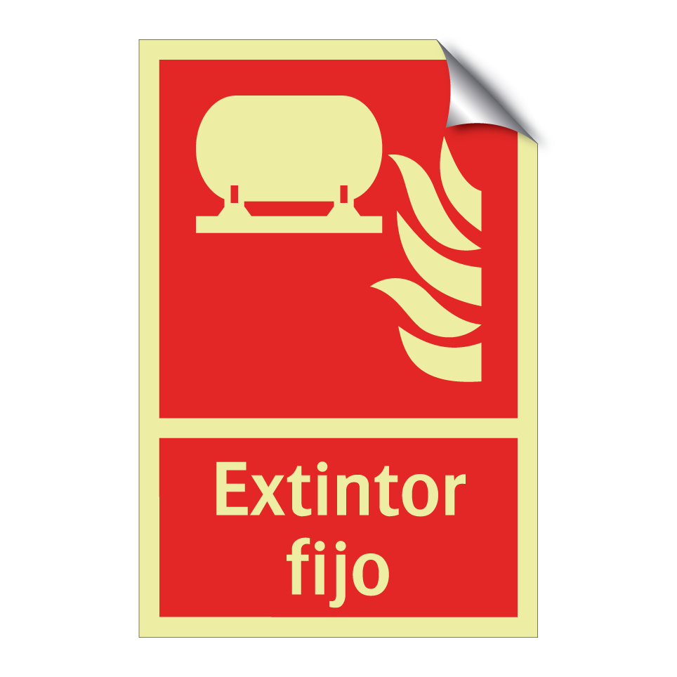Extintor fijo
