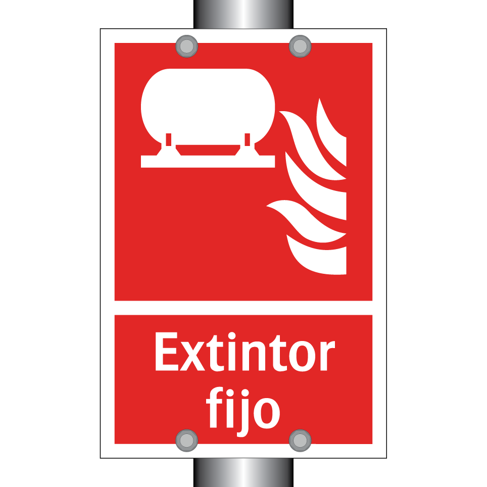Extintor fijo