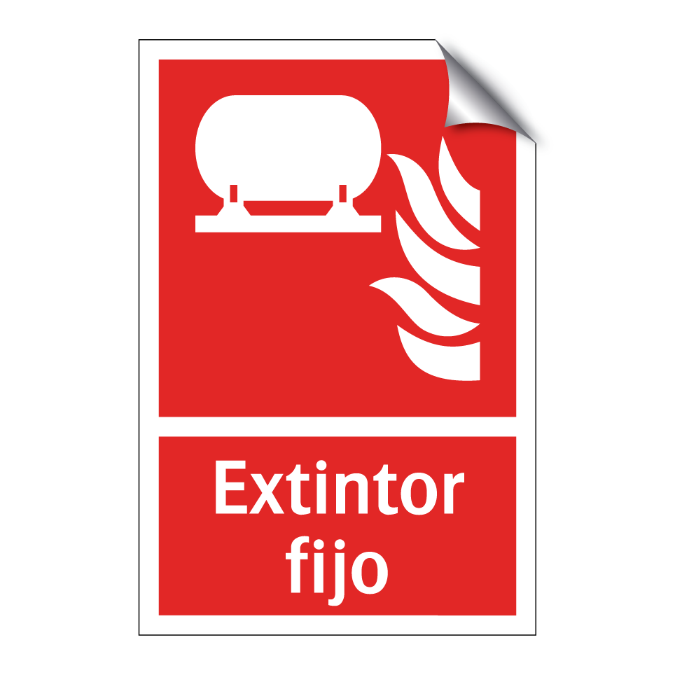 Extintor fijo