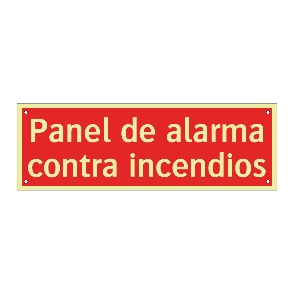 Panel de alarma contra incendios