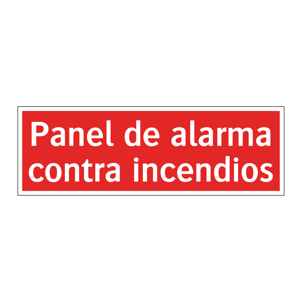 Panel de alarma contra incendios