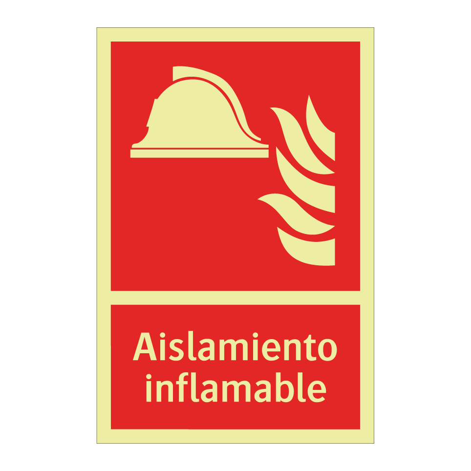 Aislamiento inflamable