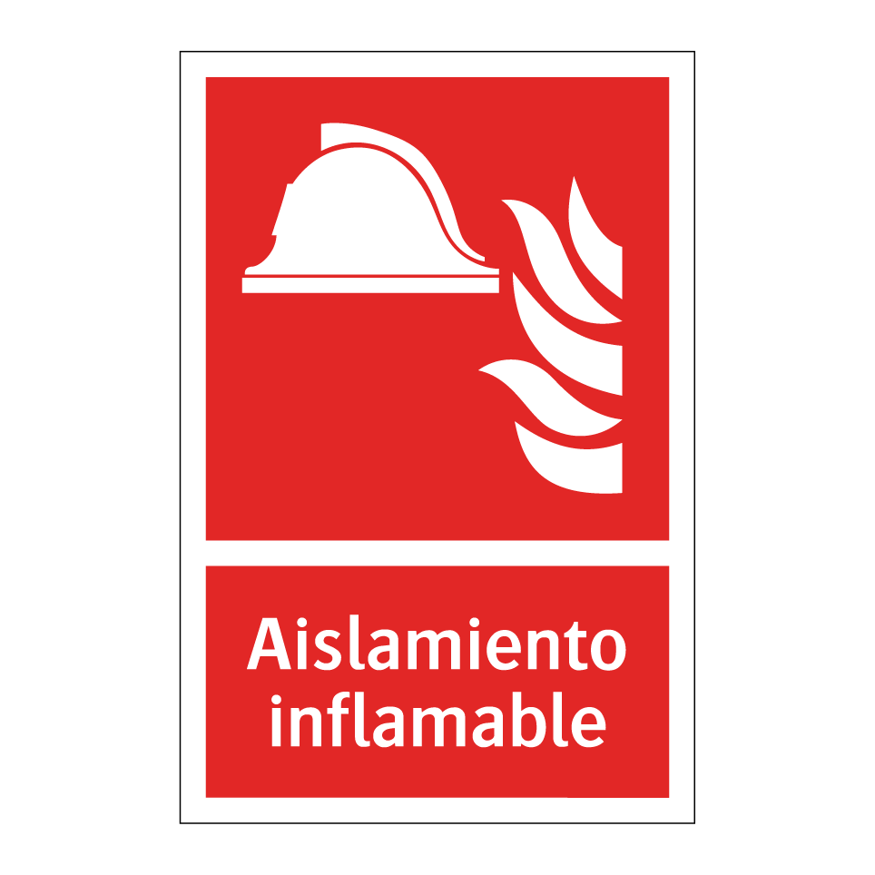 Aislamiento inflamable