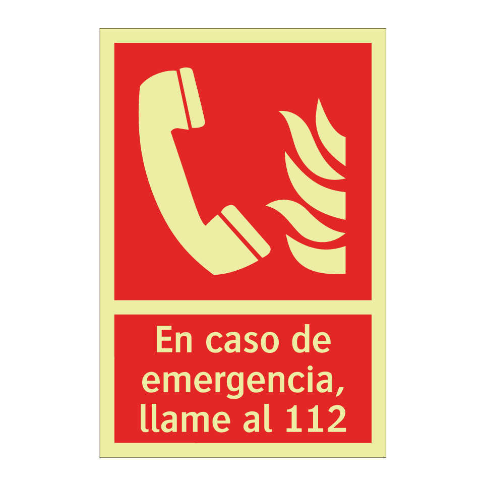 En caso de emergencia, llame al 112