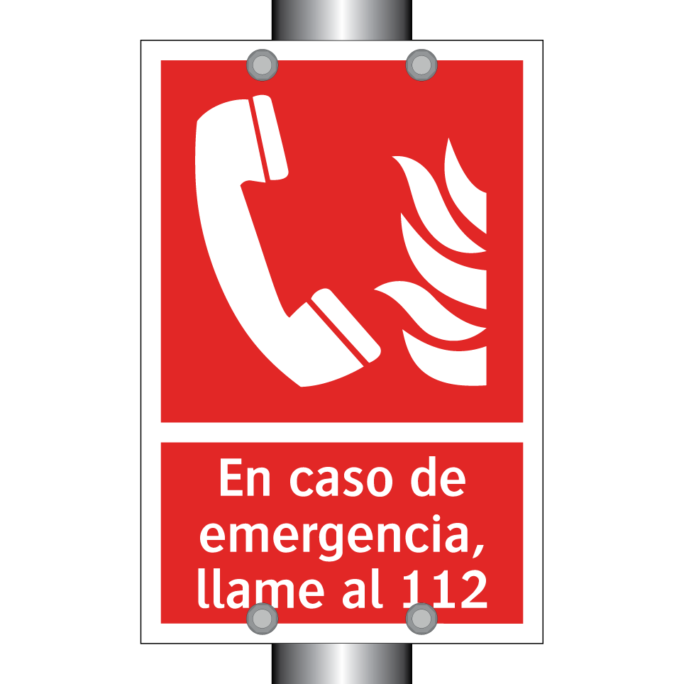En caso de emergencia, llame al 112