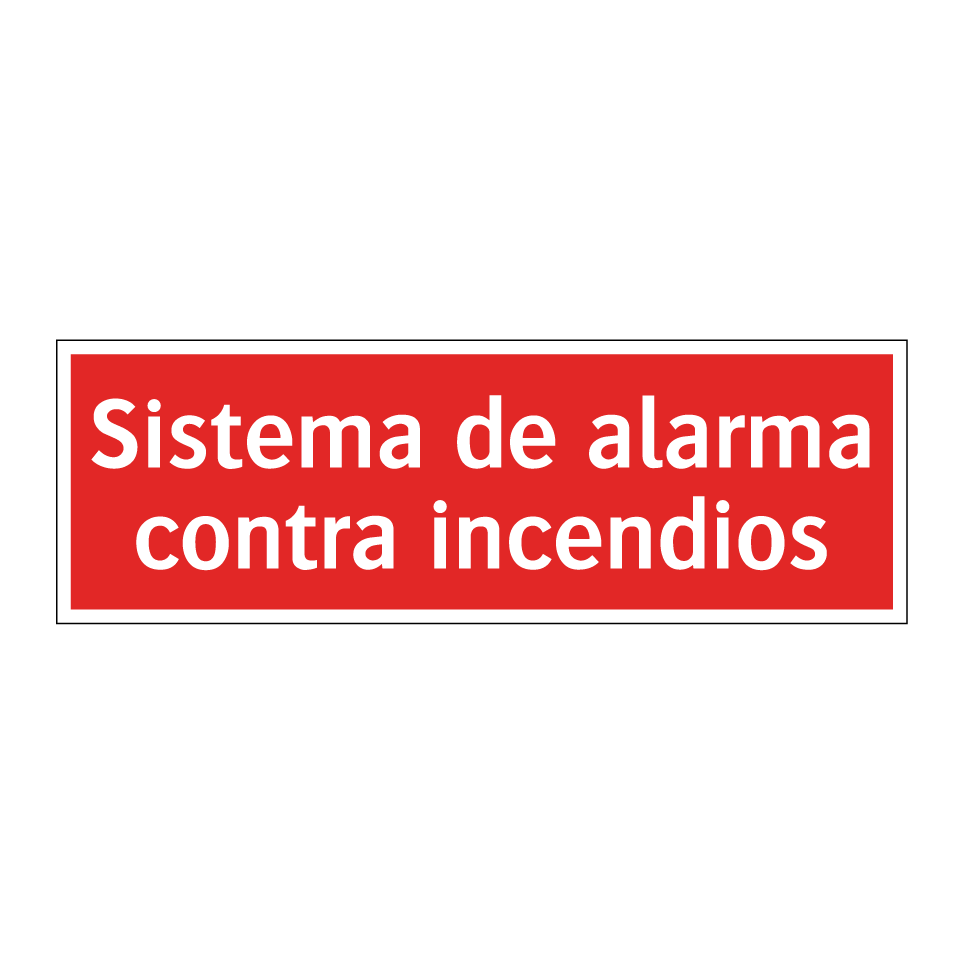 Sistema de alarma contra incendios