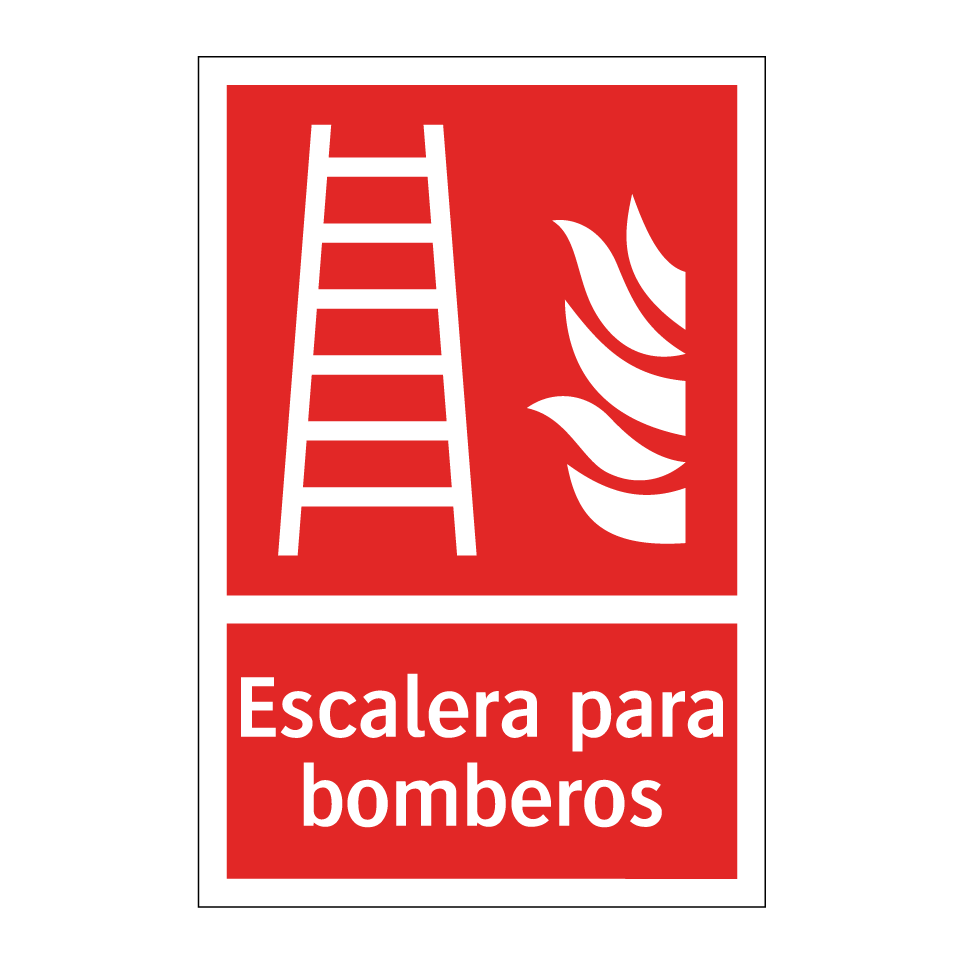 Escalera para bomberos