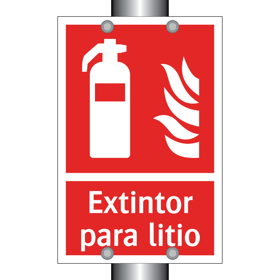 Extintor para litio