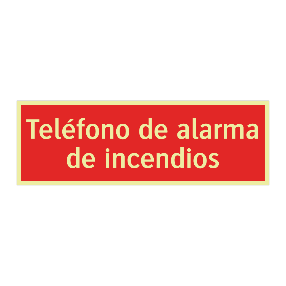 Teléfono de alarma de incendios