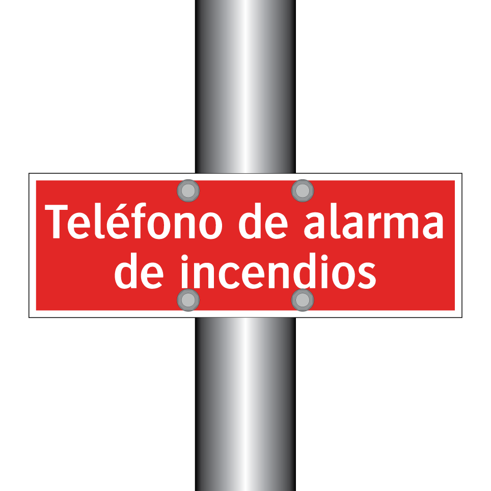 Teléfono de alarma de incendios