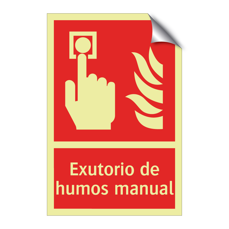 Exutorio de humos manual