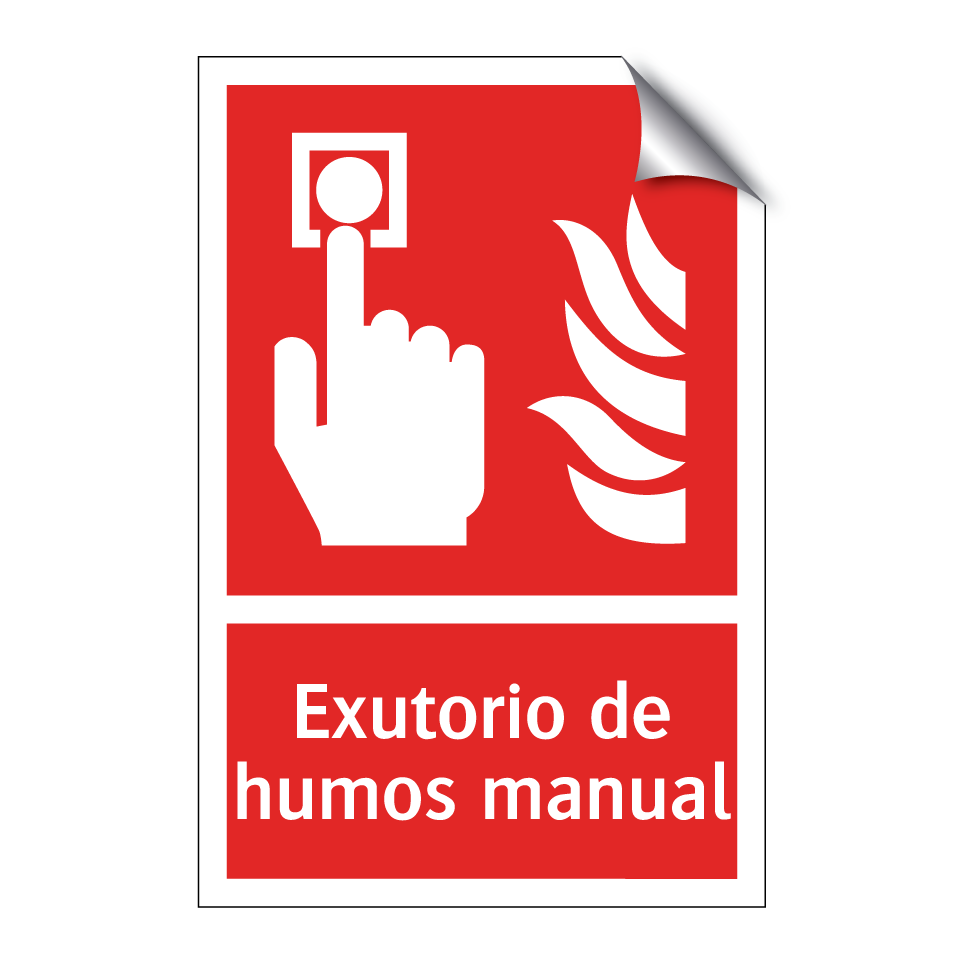 Exutorio de humos manual