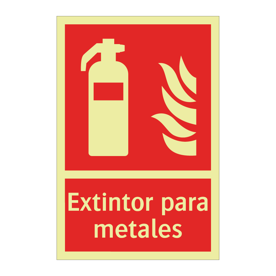 Extintor para metales