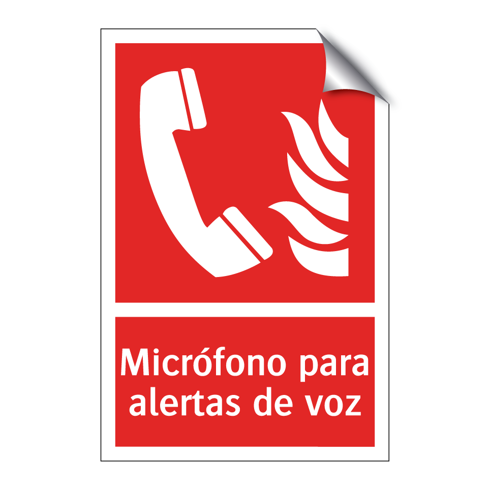 Micrófono para alertas de voz