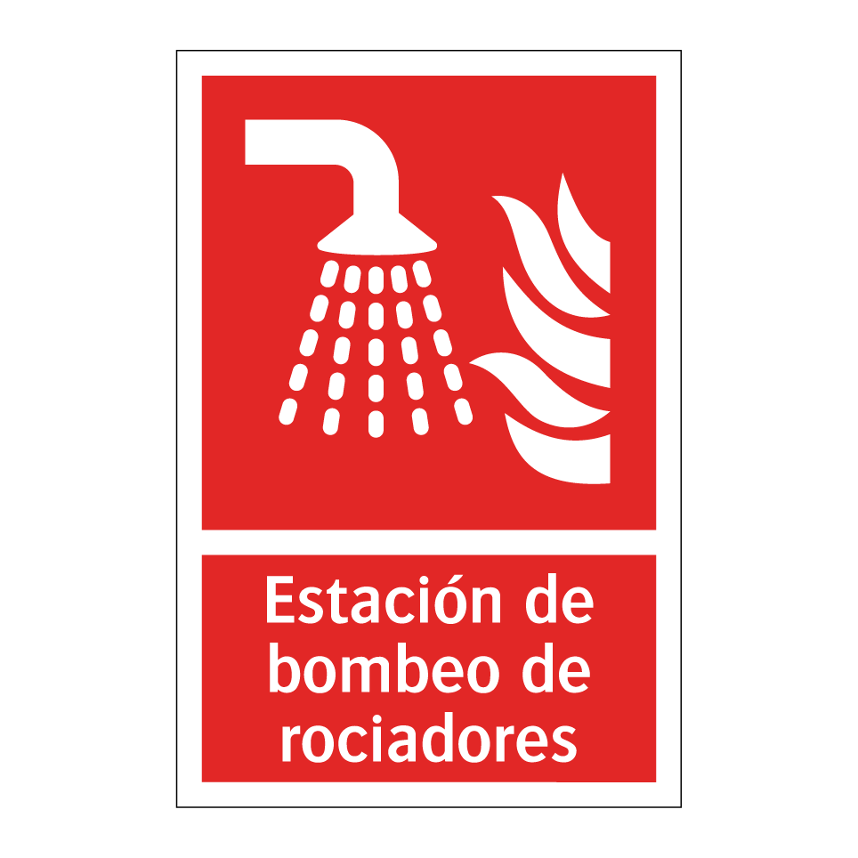 Estación de bombeo de rociadores