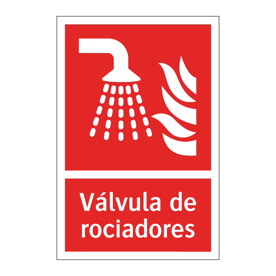 Válvula de rociadores