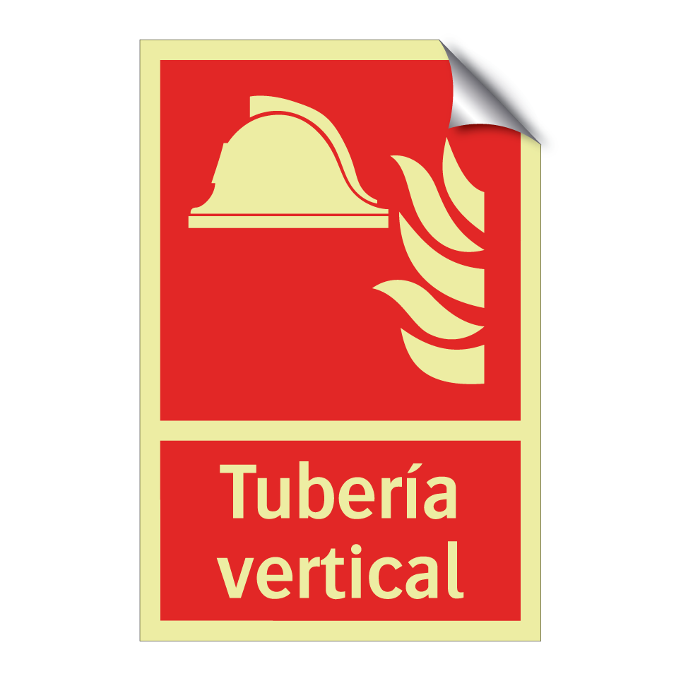 Tubería vertical