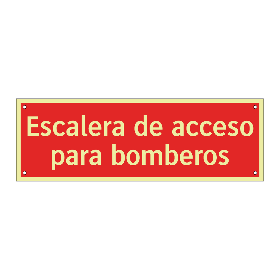 Escalera de acceso para bomberos