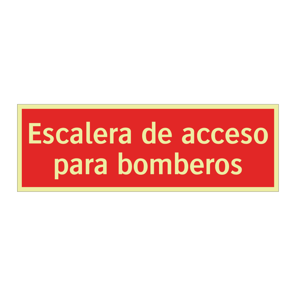 Escalera de acceso para bomberos