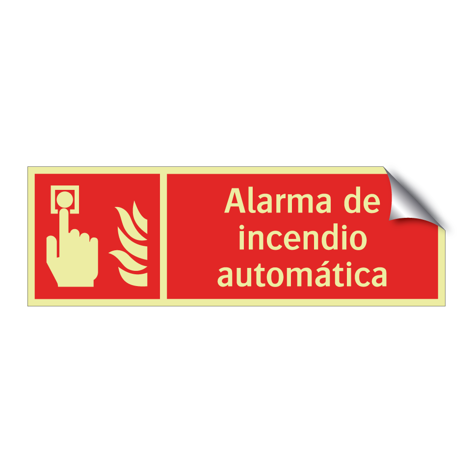 Alarma de incendio automática
