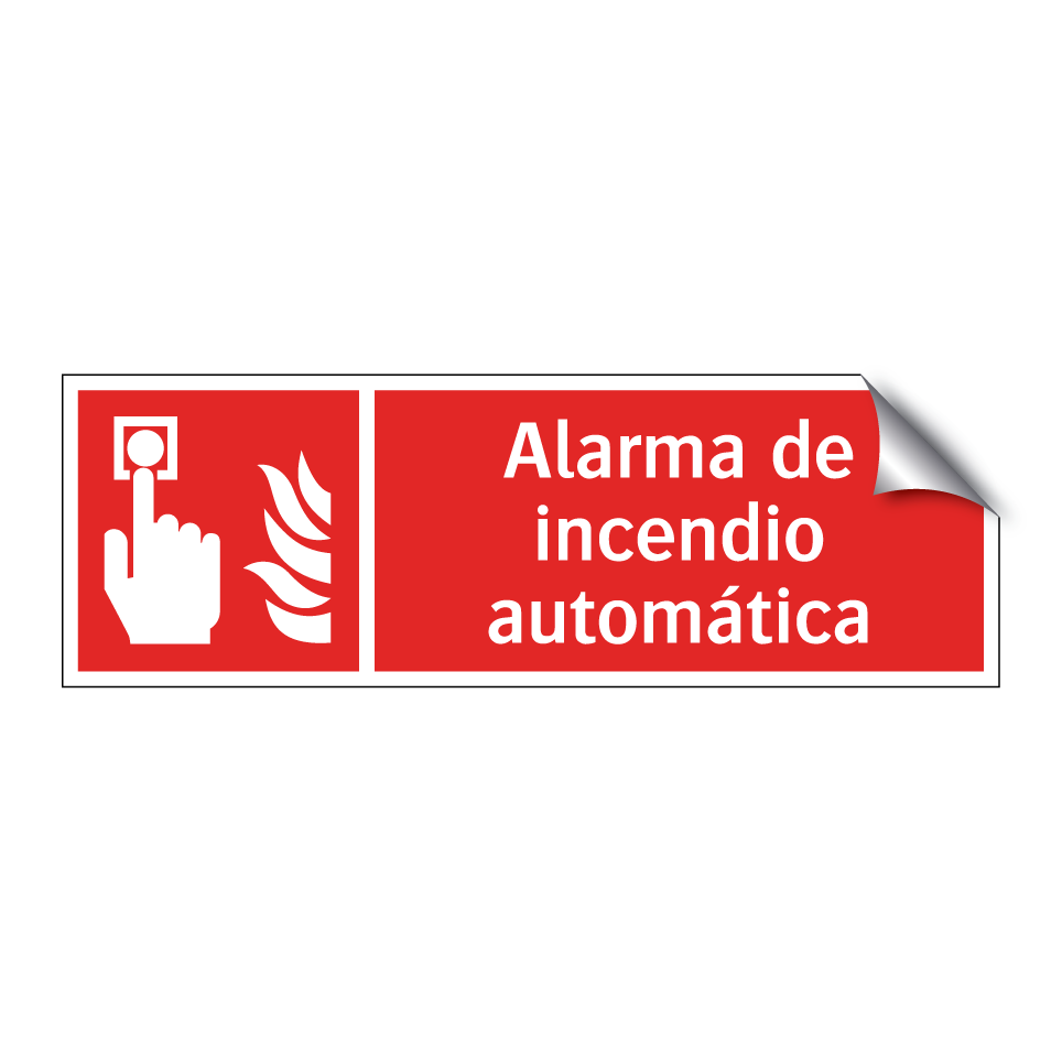 Alarma de incendio automática