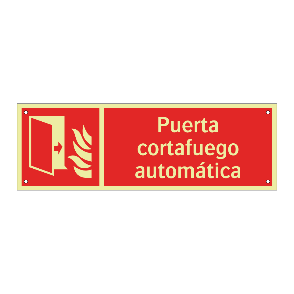 Puerta cortafuego automática