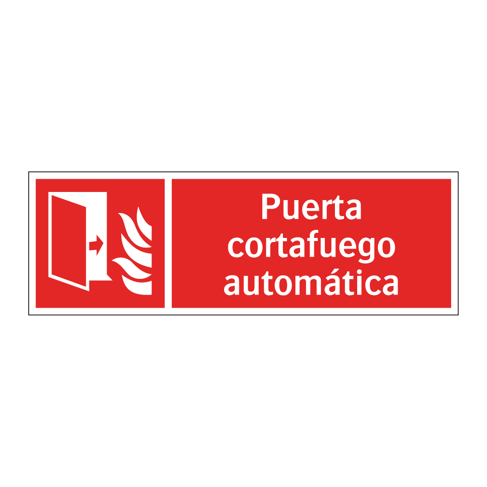 Puerta cortafuego automática