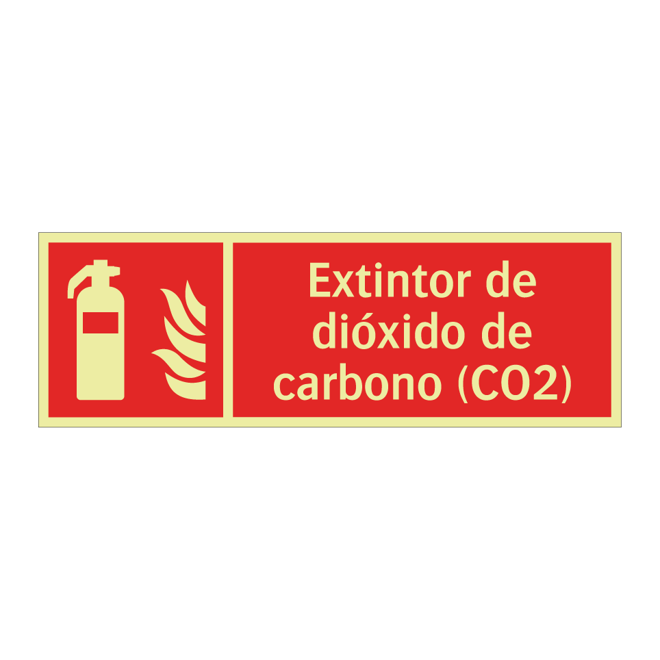 Extintor de dióxido de carbono (CO2)