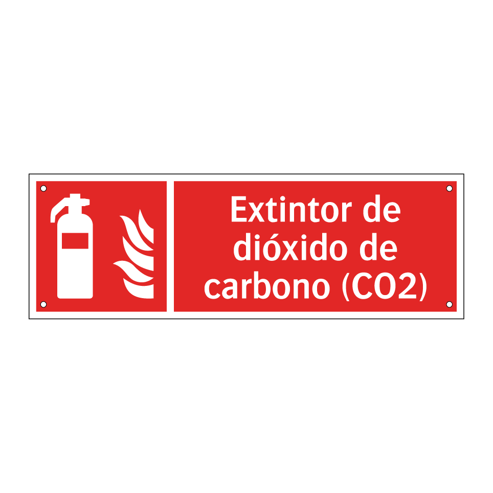 Extintor de dióxido de carbono (CO2)