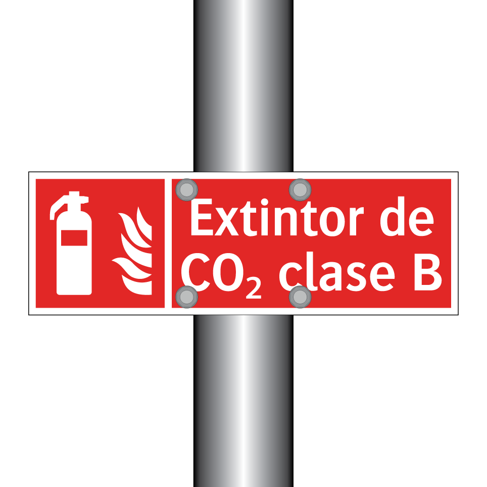 Extintor de CO₂ clase B