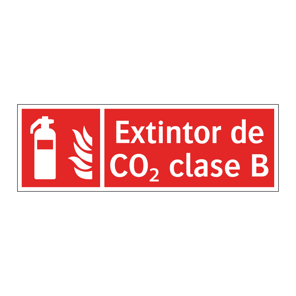 Extintor de CO₂ clase B