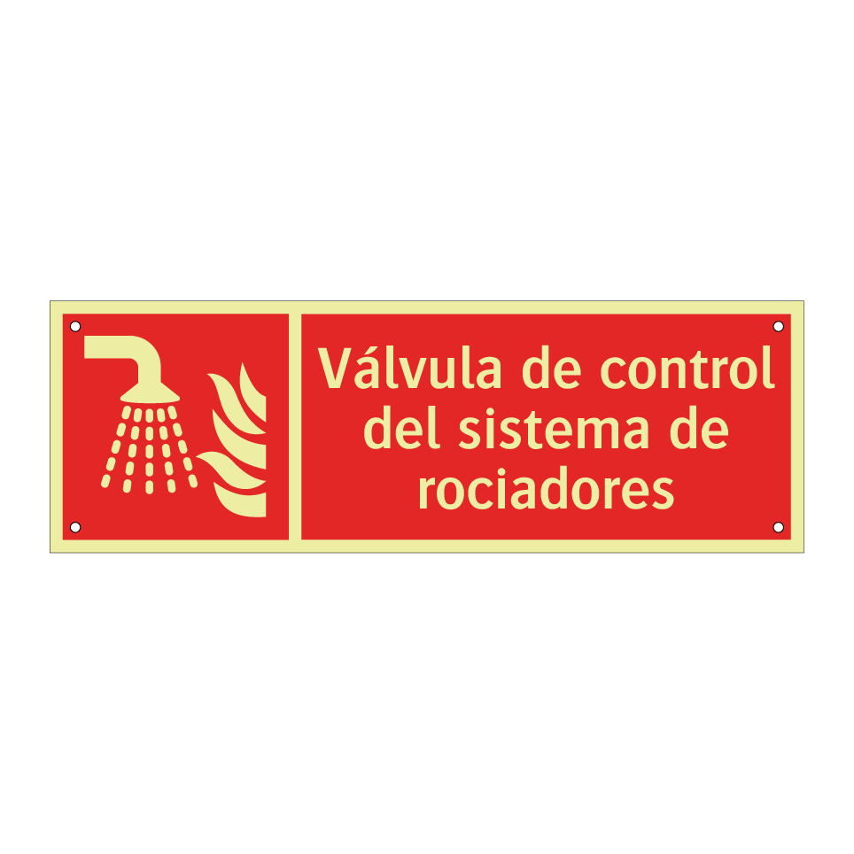 Válvula de control del sistema de rociadores