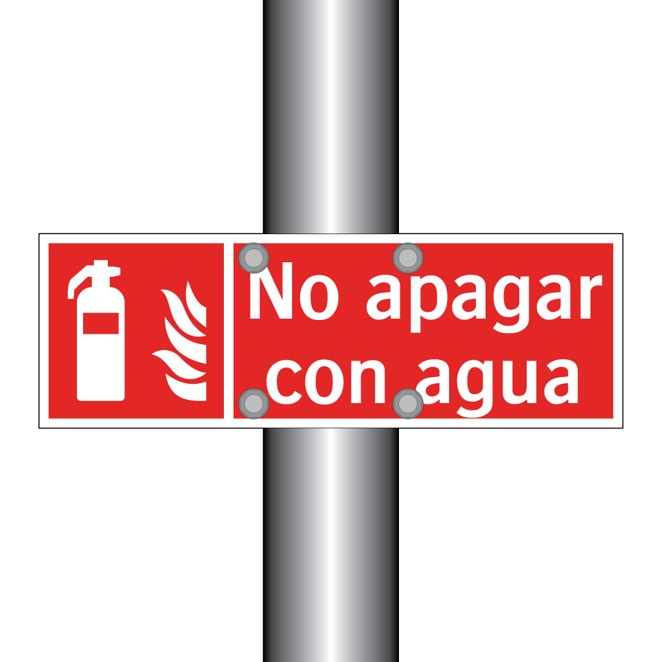 No apagar con agua