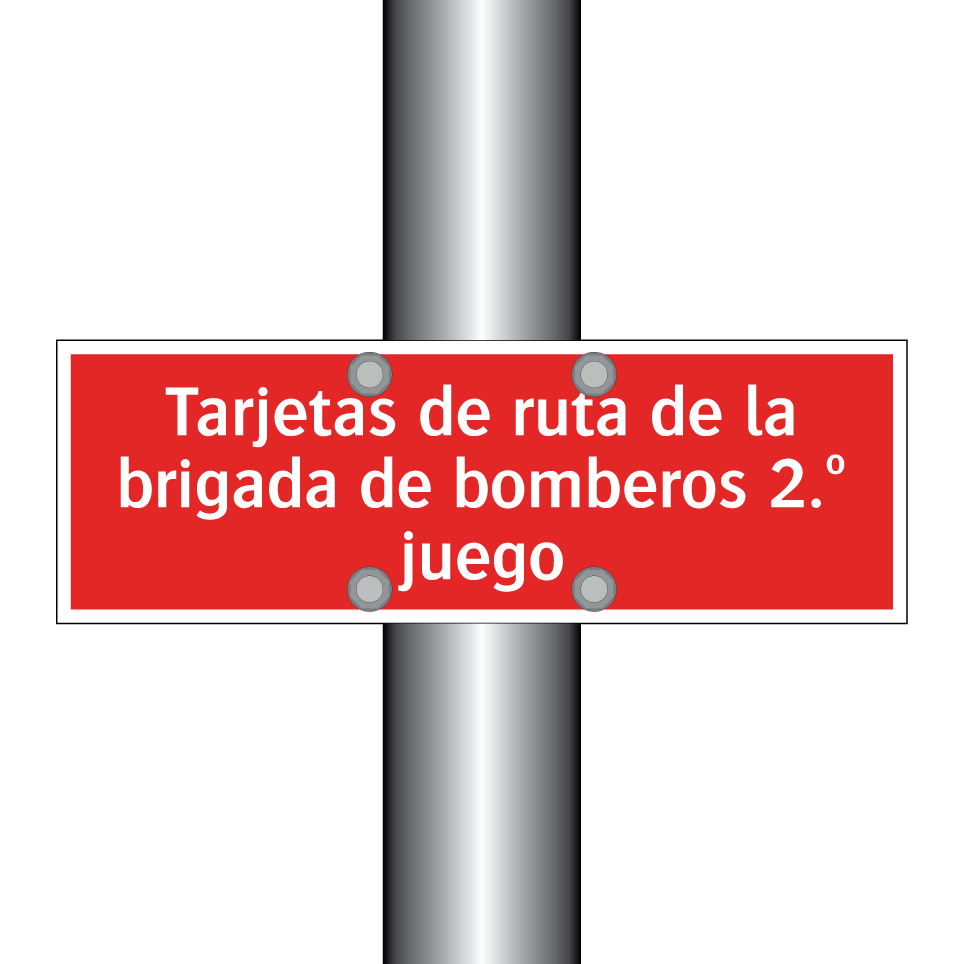 Tarjetas de ruta de la brigada de bomberos 2.º juego