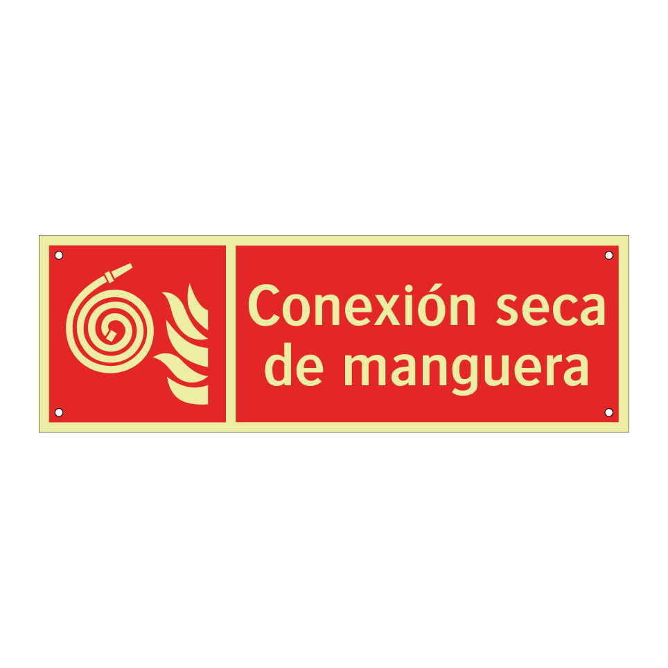 Conexión seca de manguera