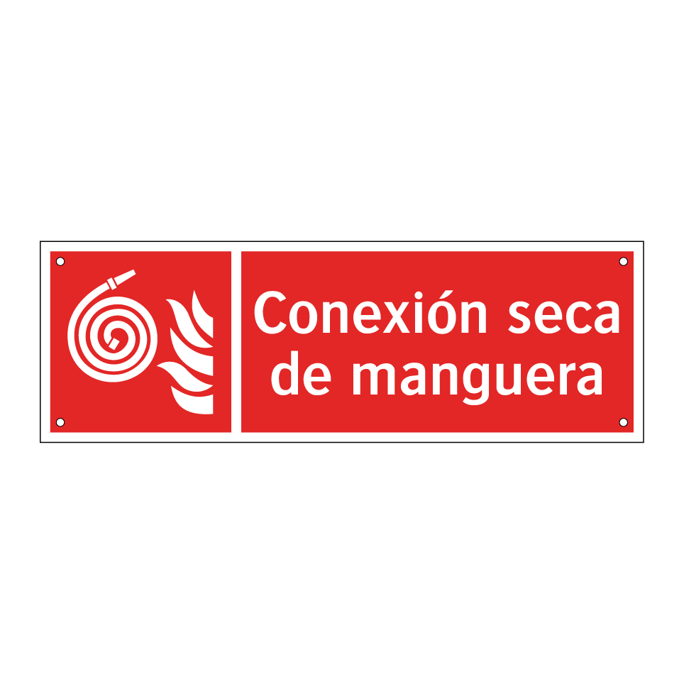 Conexión seca de manguera
