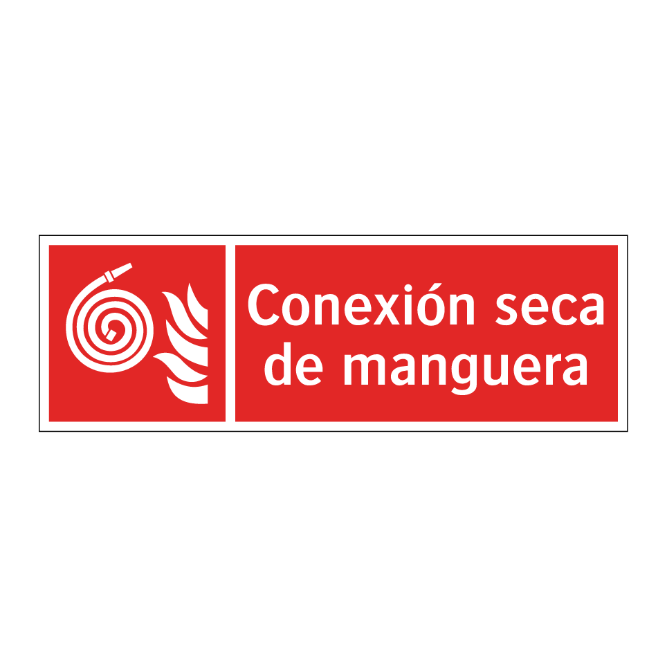 Conexión seca de manguera