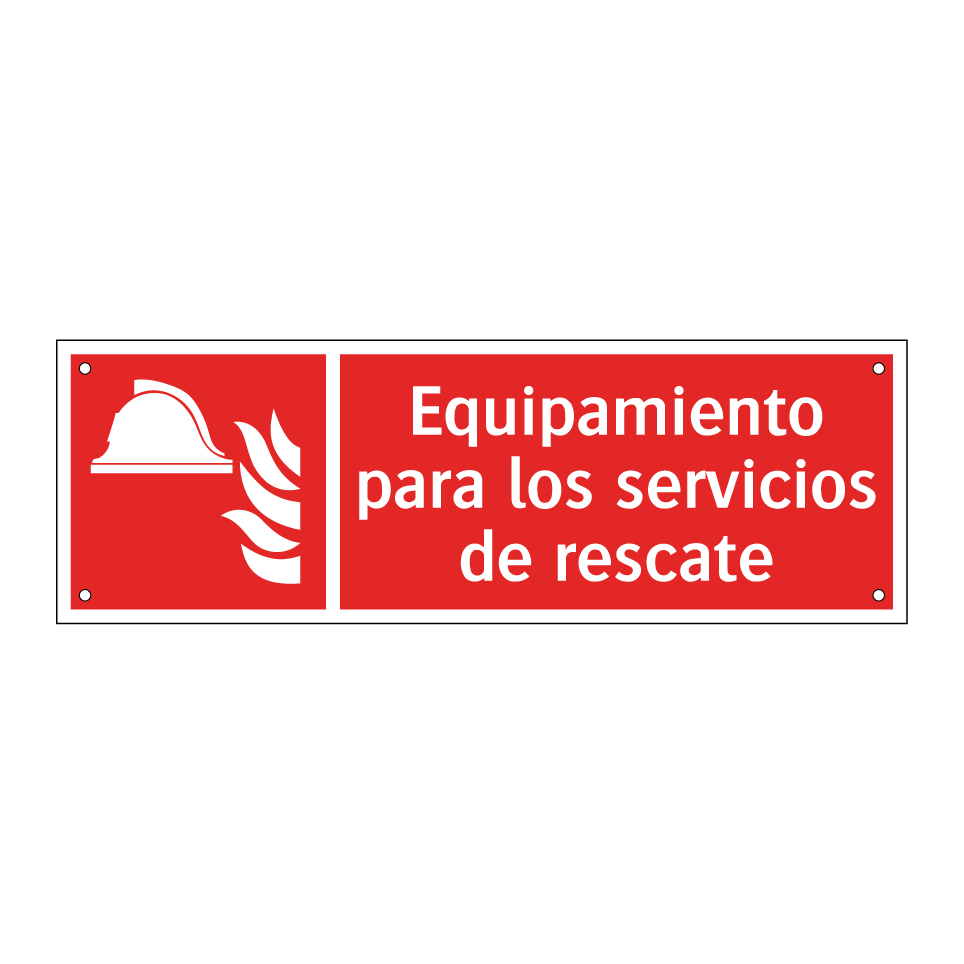 Equipamiento para los servicios de rescate